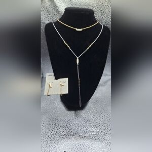 Lucky Brand Bundle necklace and earrings